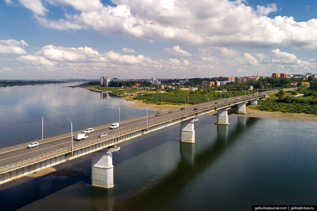 ремонт Коммунального моста в Томске