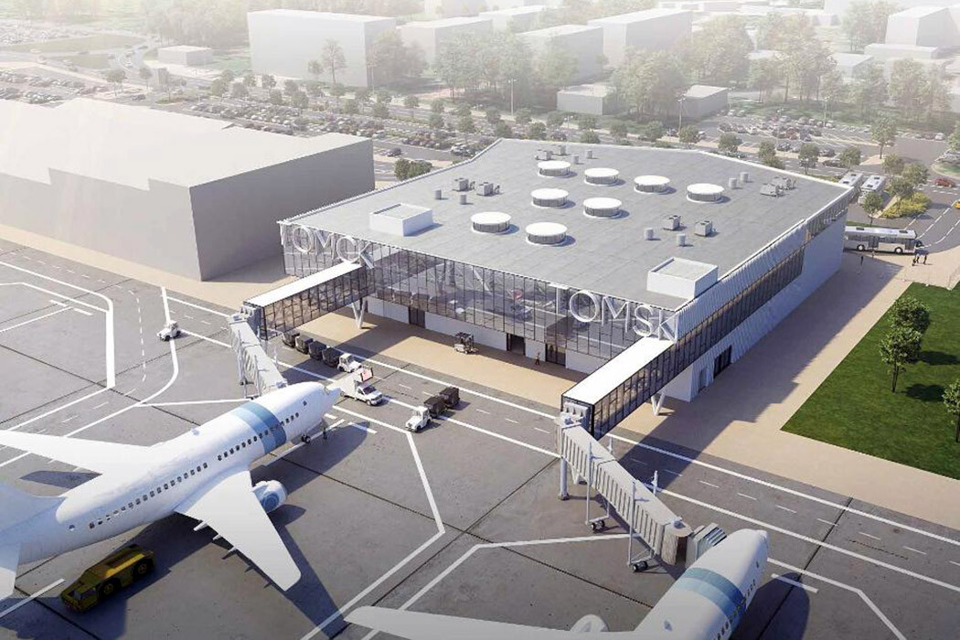 строительство нового терминала аэропорта Томска